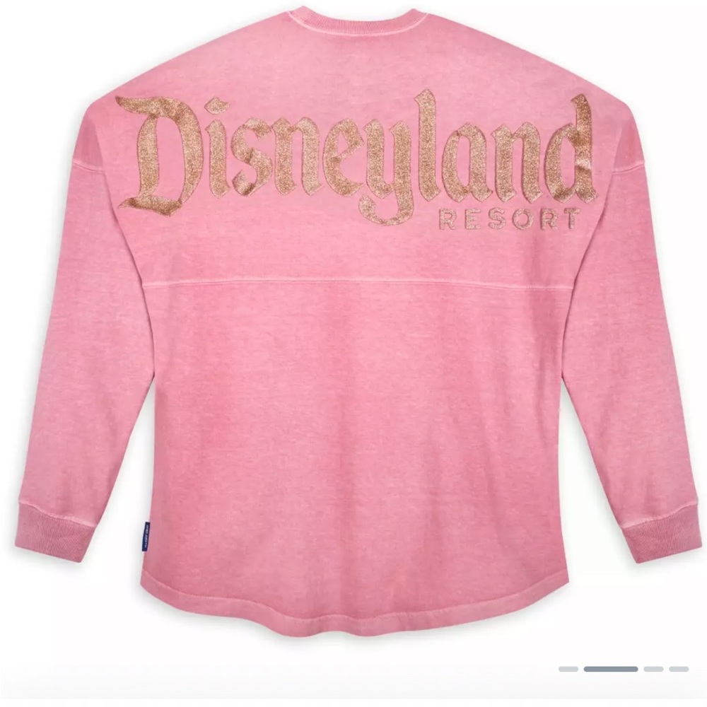 Disneyland Briar Rose Gold Glitter Spirit Jersey for Adults